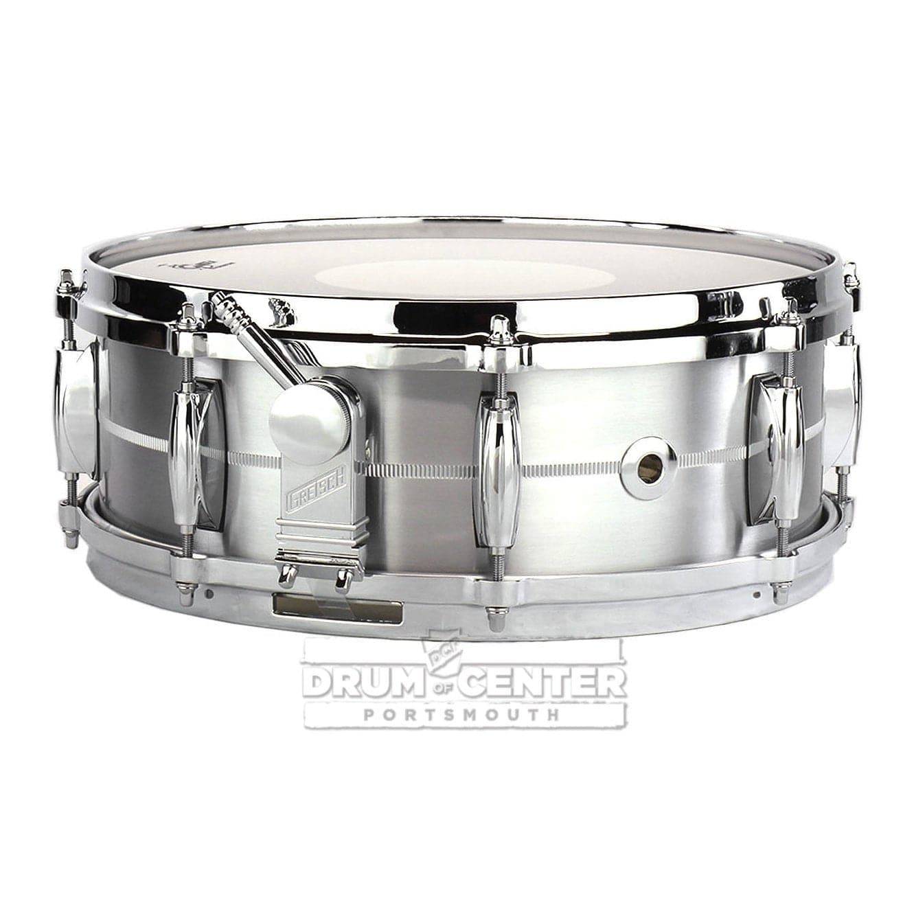Gretsch G4160SAM Solid Aluminum Snare Drum 14x5 w/Micro-Sensitive Strainer