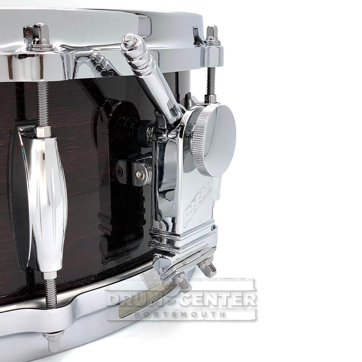 Gretsch USA Custom Snare Drum 14x5.5 8-Lug Dark Walnut Gloss w/Micro-Sensitive Strainer