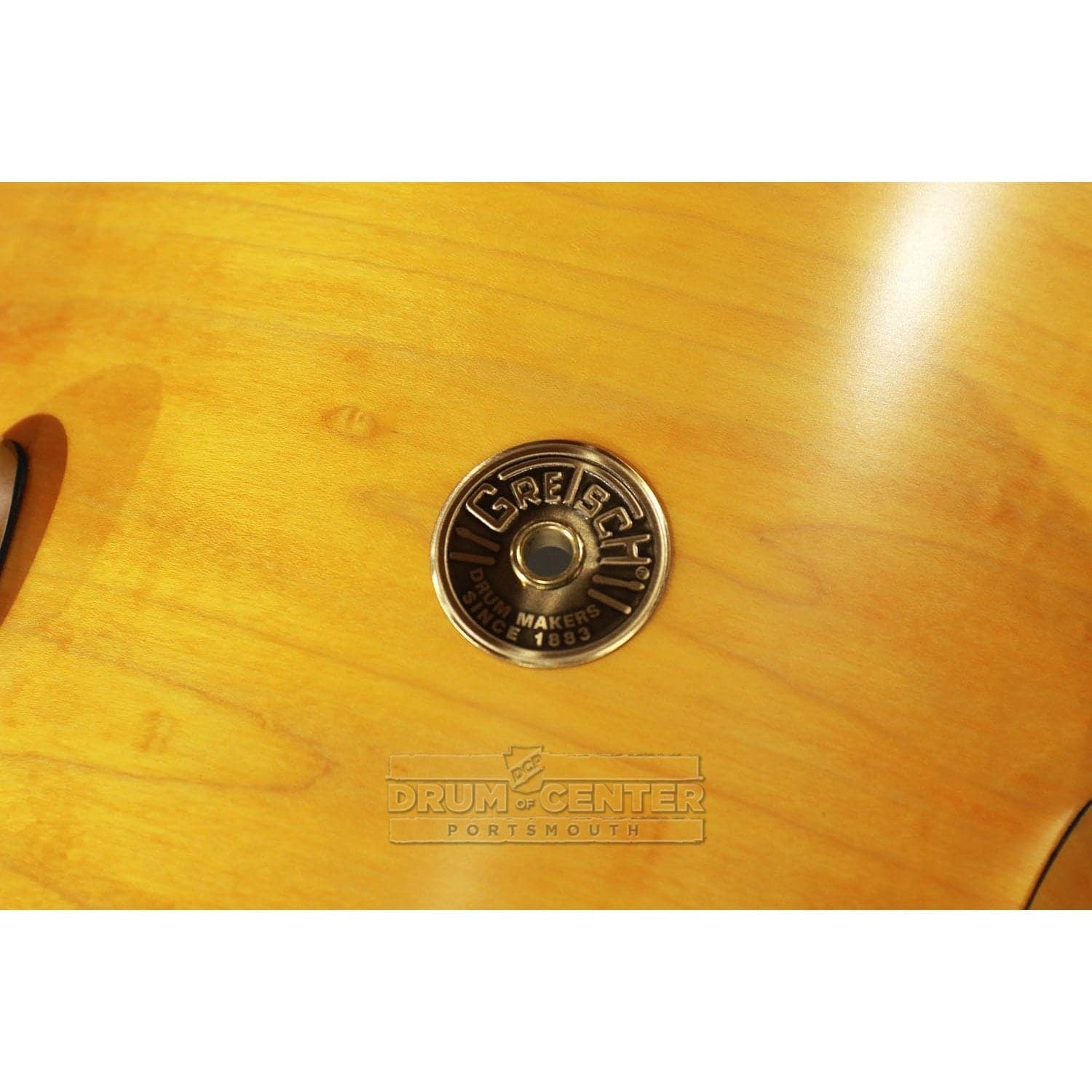 Gretsch USA Custom 3pc Drum Set Satin Sun Amber
