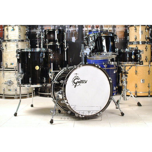 Gretsch USA Custom 4pc Jazz Drum Set Ebony Gloss