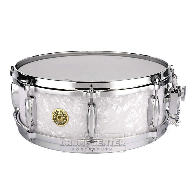 Gretsch USA Custom Snare Drum 14x5 8-Lug Vintage Marine Pearl w/Micro-Sensitive Strainer