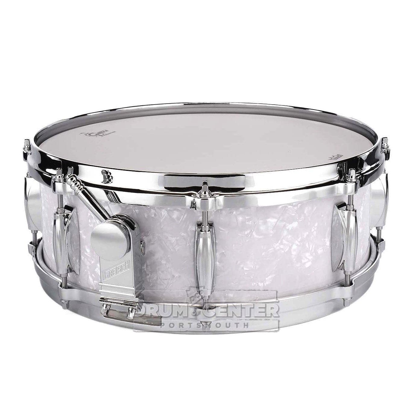 Gretsch USA Custom Snare Drum 14x5 8-Lug Vintage Marine Pearl w/Micro-Sensitive Strainer