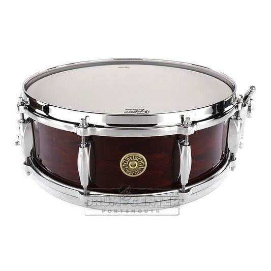 Gretsch USA Custom Snare Drum 14x5 8-Lug Walnut Gloss w/Micro-Sensitive Strainer