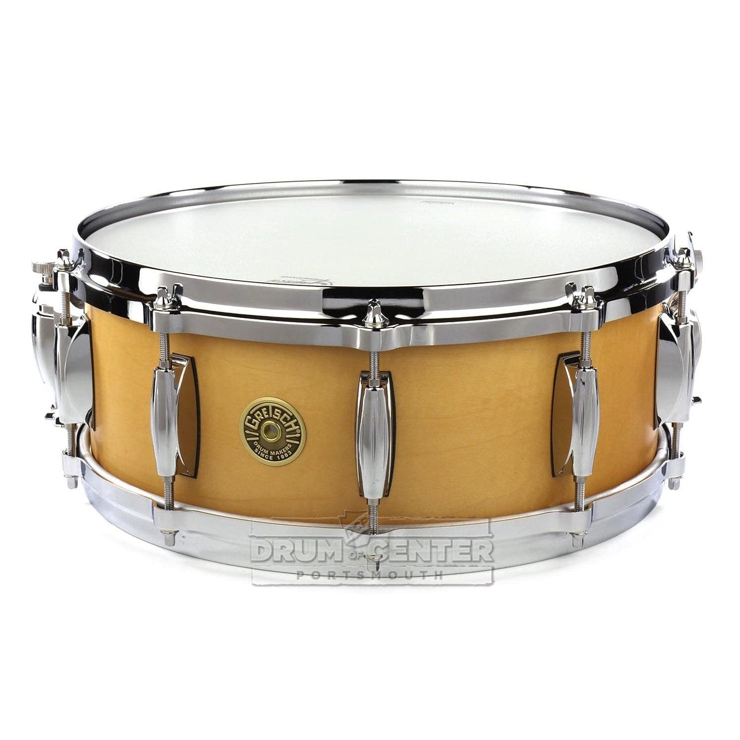 Gretsch USA Custom Snare Drum 14x5.5 10-Lug Satin Millennium Maple