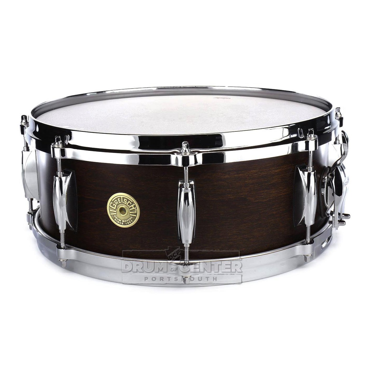 Gretsch USA Custom Snare Drum 14x5.5 8-Lug Satin Antique Maple