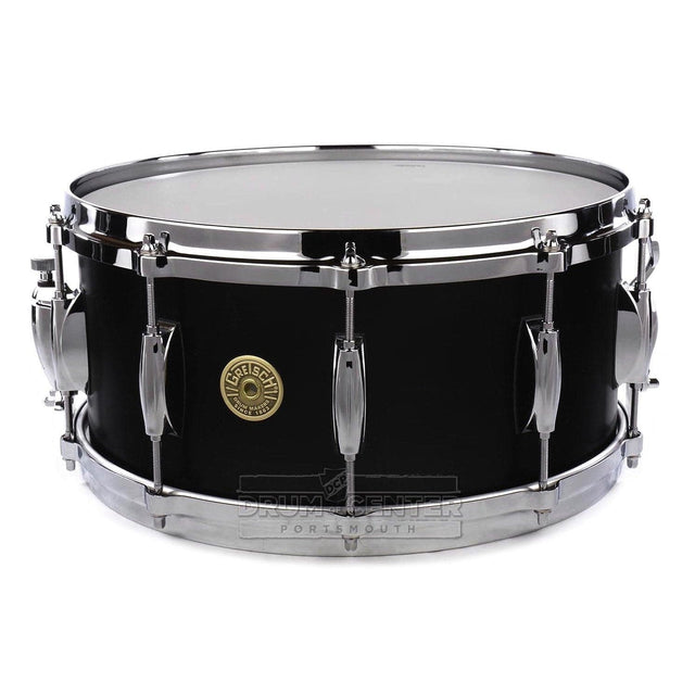 Gretsch USA Custom Snare Drum 14x6.5 10-Lug Satin Ebony