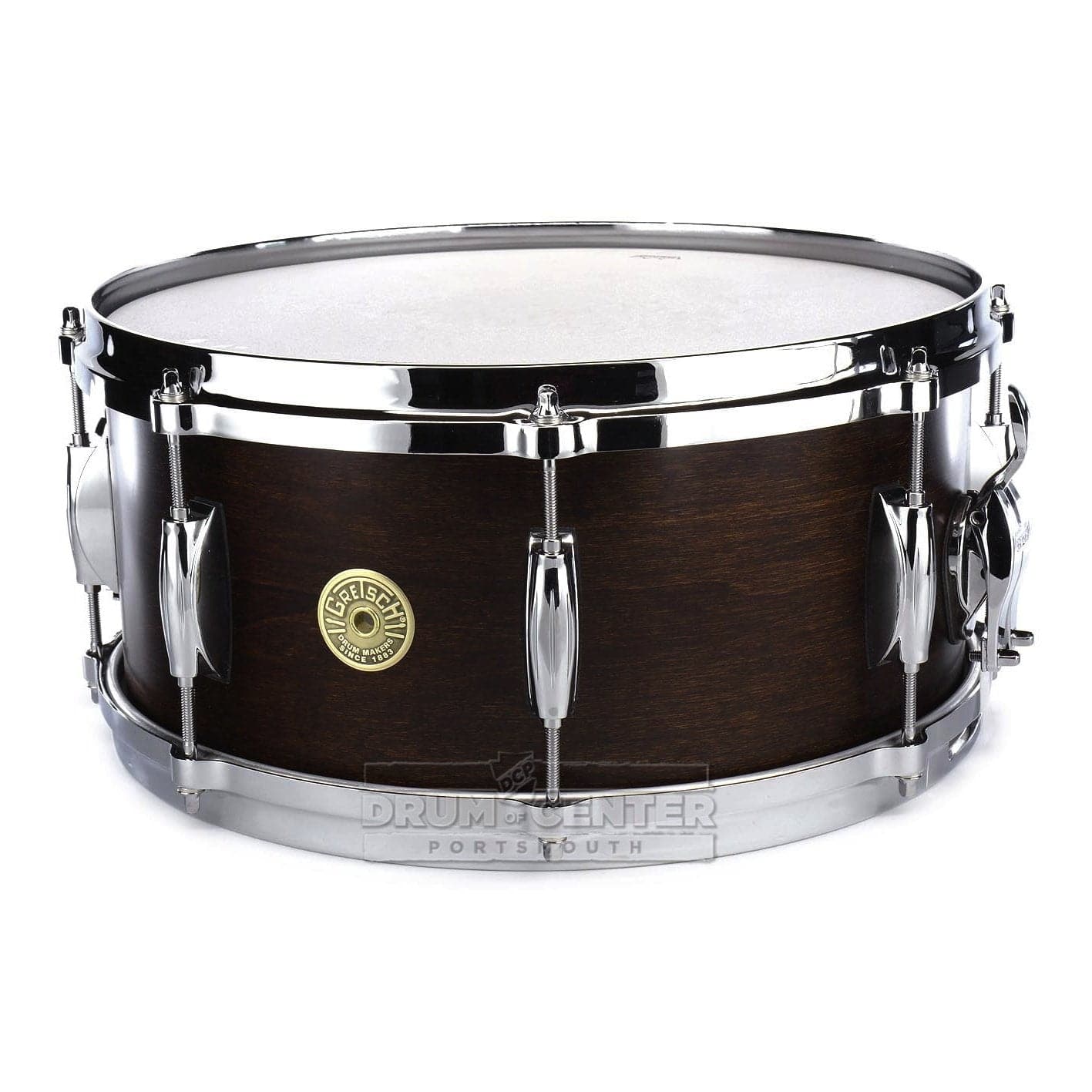 Gretsch USA Custom Snare Drum 14x6.5 8-Lug Satin Antique Maple