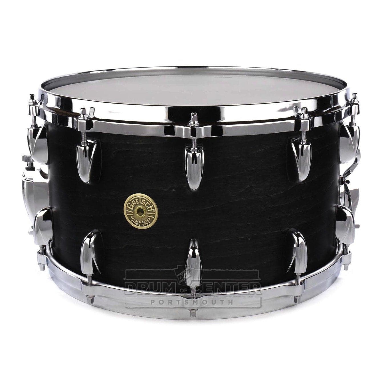 Gretsch USA Custom Snare Drum 14x8 20-Lug Satin Ebony