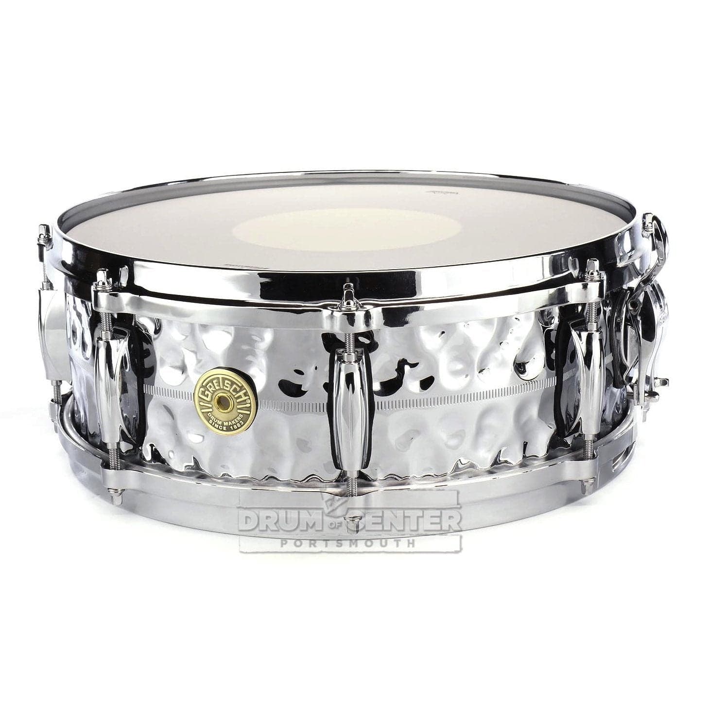 Gretsch G4160HB USA Hammered Brass Snare Drum 14x5