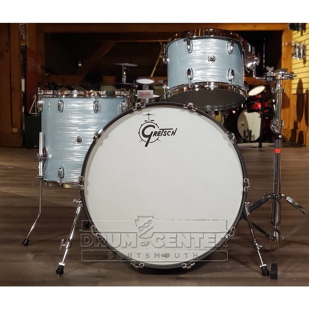 Gretsch Brooklyn 3pc Rock Drum Set Vintage Oyster White - DCP Exclusive!