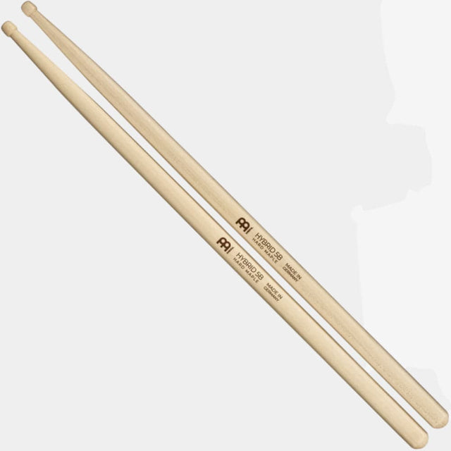 Meinl Hybrid 5b Drumstick Maple Hybrid Wood Tip Pair