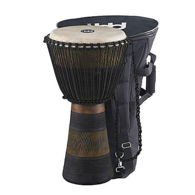 Meinl African Style Rope Tuned Djembe 13 Extra Large + Bag Earth Series