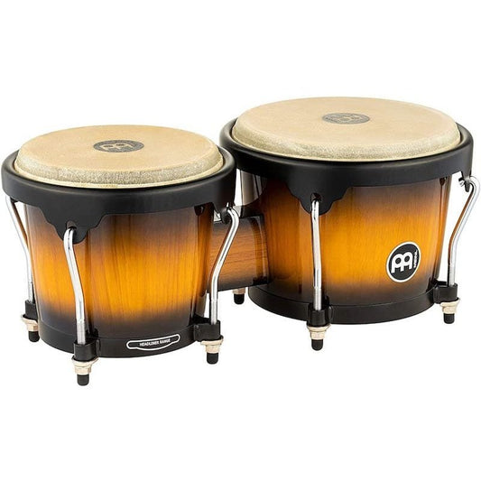 Meinl Headliner Wood Bongos 6 3/4 & 8 Vintage Sunburst