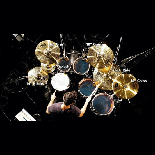 Meinl HCS Cymbal Super Set - Complete with Effects!