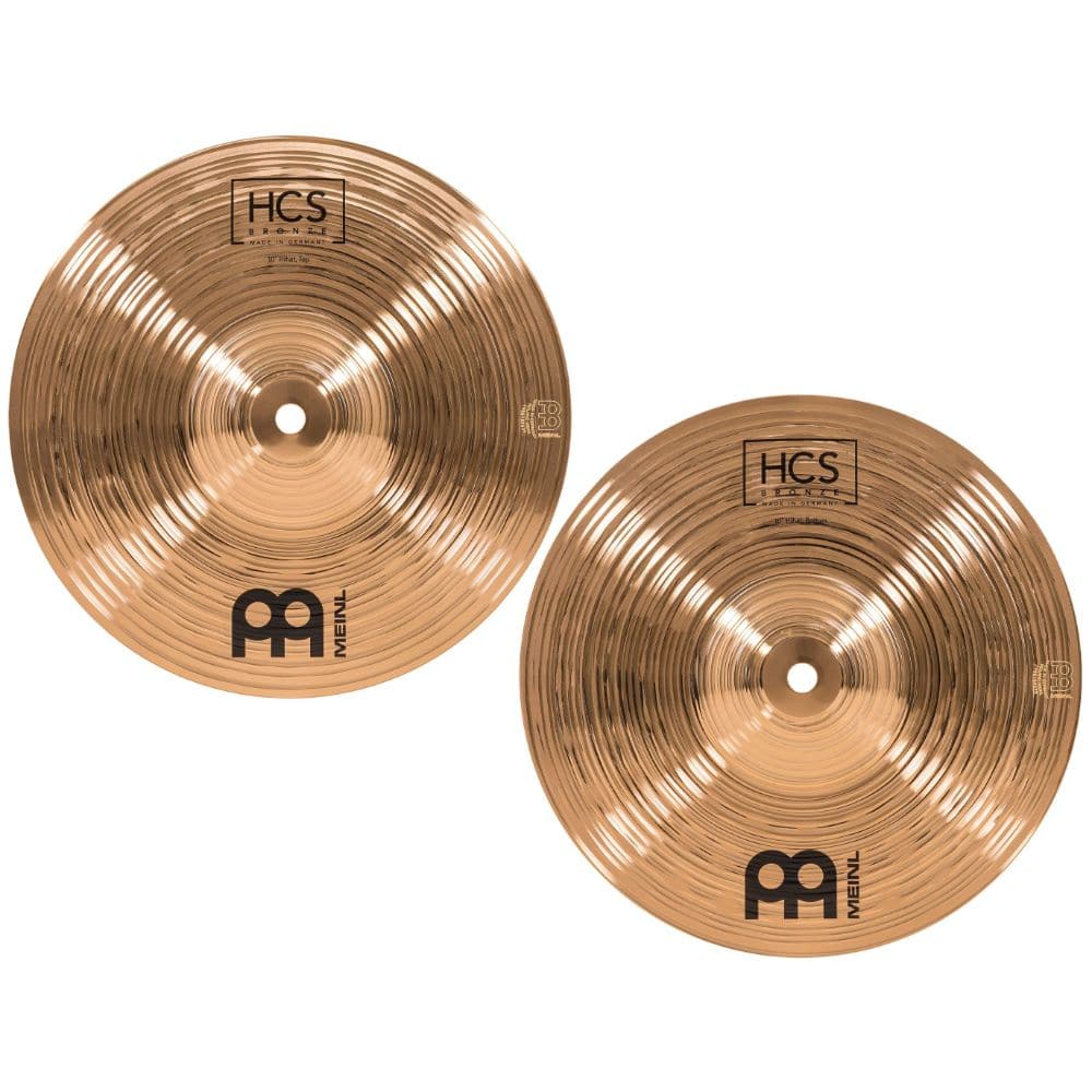 Meinl HCS Bronze Hihat Cymbals 10