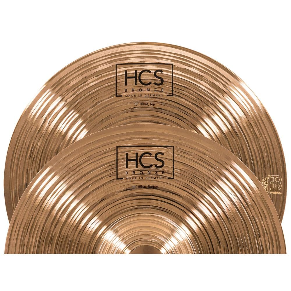 Meinl HCS Bronze Hihat Cymbals 10