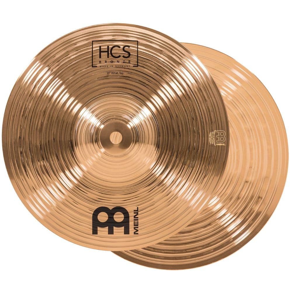 Meinl HCS Bronze Hihat Cymbals 10