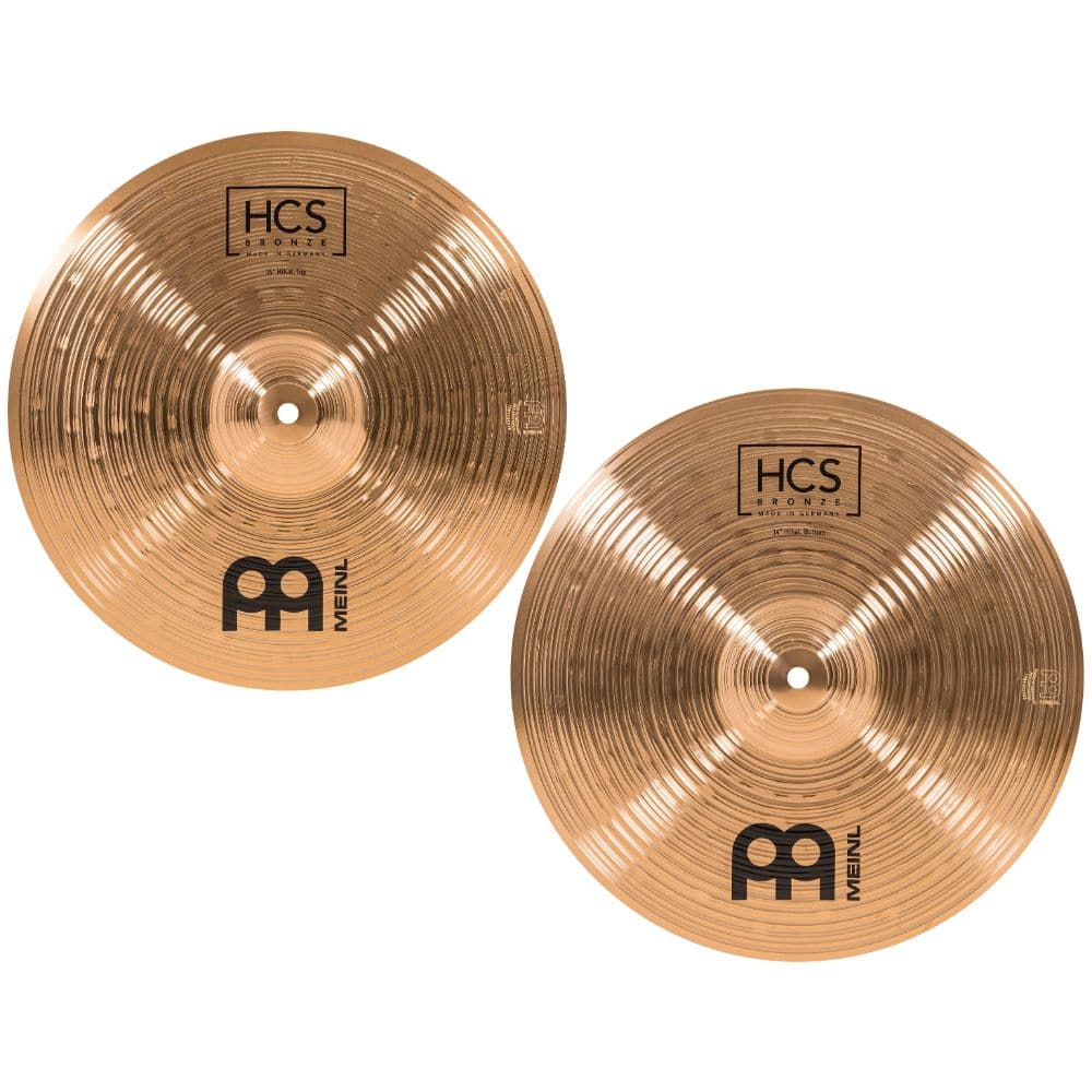 Meinl HCS Bronze Hihat Cymbals 14
