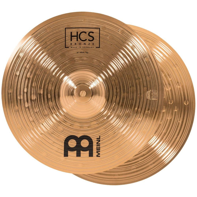 Meinl HCS Bronze Hihat Cymbals 14