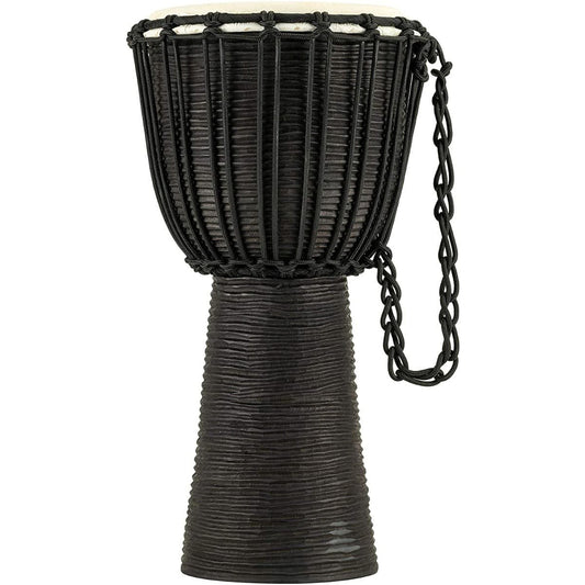 Meinl Headliner Rope-Tuned Djembe 10" Medium Black River