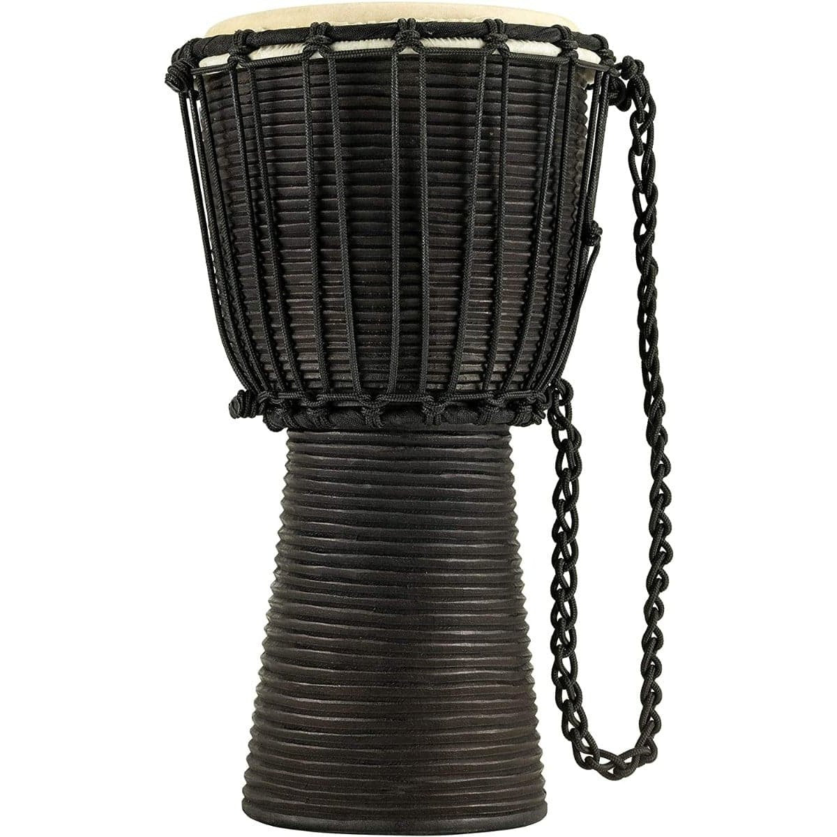 Meinl Headliner Rope-Tuned Djembe 8" Medium Black River
