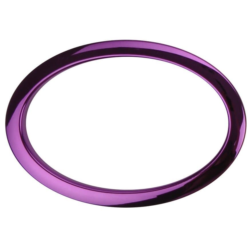 Bass Drum O's Oval Bass Drum Port 6" Purple Chrome