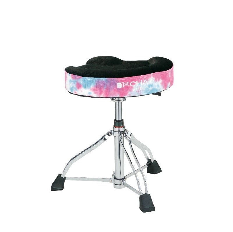 Tama HT550TDPS 1st Chair Glide Rider Drum Throne w/Fluorescent Pink Sky Seat