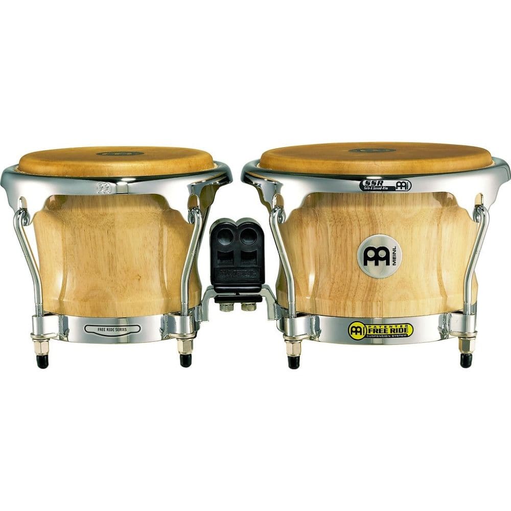 Meinl Free Ride Series Wood Bongos 7 & 8 1/2 Natural