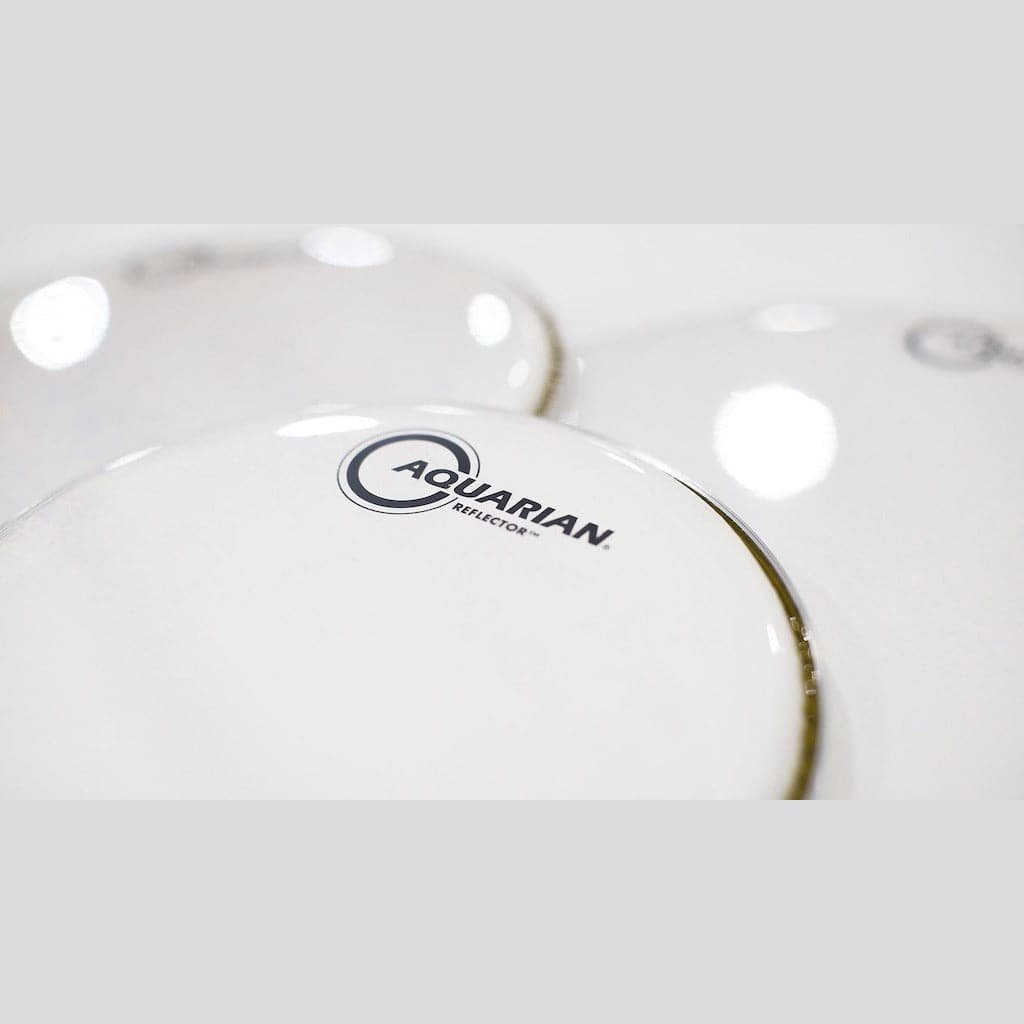 Aquarian Ice White Reflector Drumhead 13In