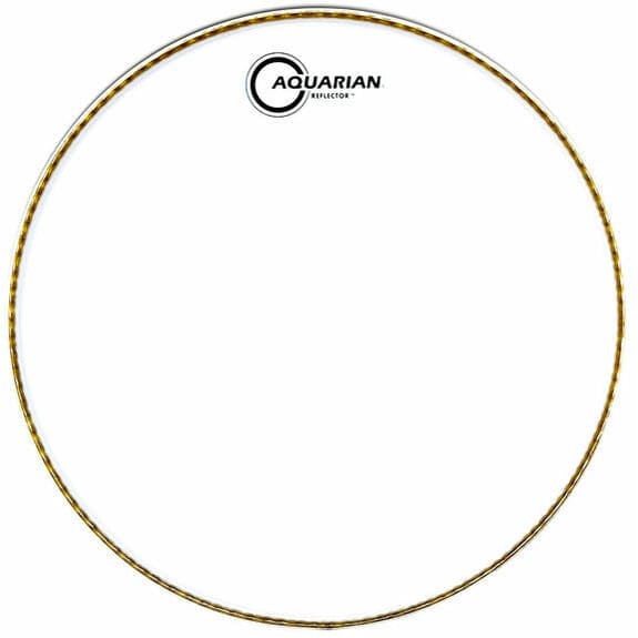 Aquarian Ice White Reflector Bass Drumhead 18In