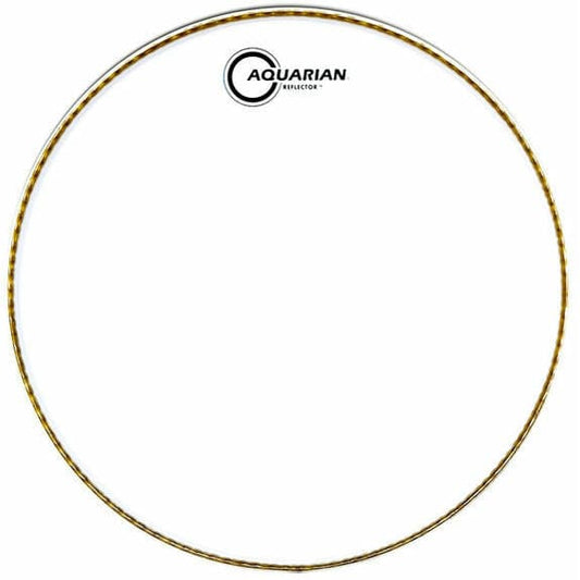 Aquarian Ice White Reflector Bass Drumhead 16In