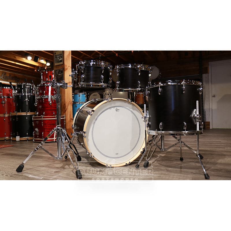 Gretsch Brooklyn 4pc Euro Drum Set Satin Dark Ebony | DCP