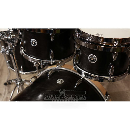 Gretsch Brooklyn 4pc Euro Drum Set Satin Dark Ebony