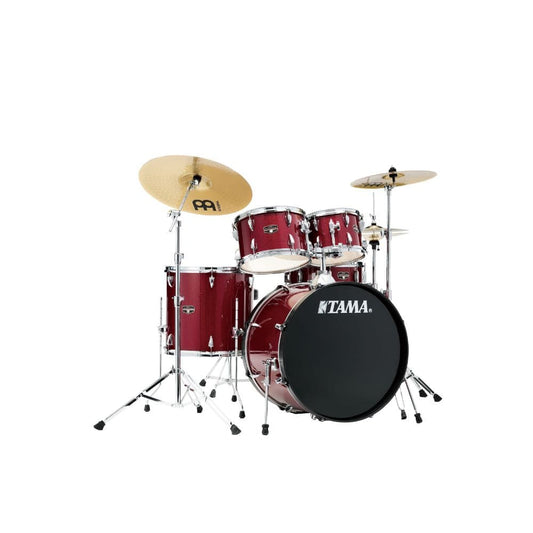 Tama Imperialstar 5pc Complete Drum Set w/Meinl HCS Cymbals Candy Apple Mist