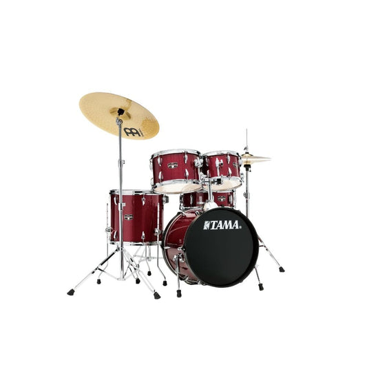 Tama Imperialstar 5pc Complete Kit w/ Meinl HCS Cymbals Candy Apple Mist - IE58CCPM