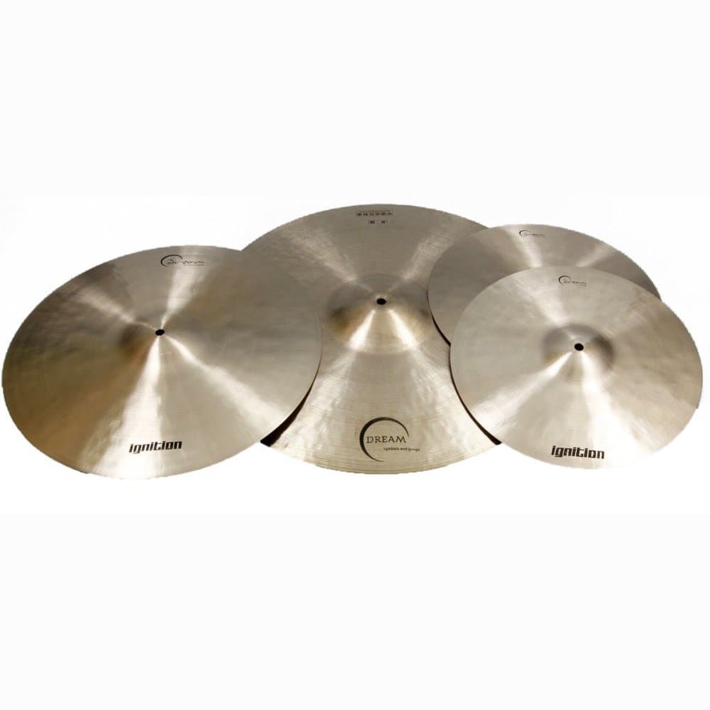 Dream Ignition 3 Piece Cymbal Pack 14 HH, 18CR,22RI and bag
