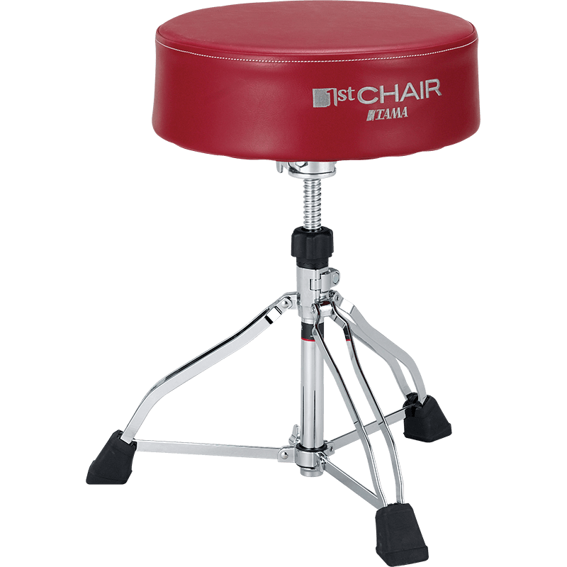 Tama 1st Chair Round Rider XL Drum Throne With Red Seat