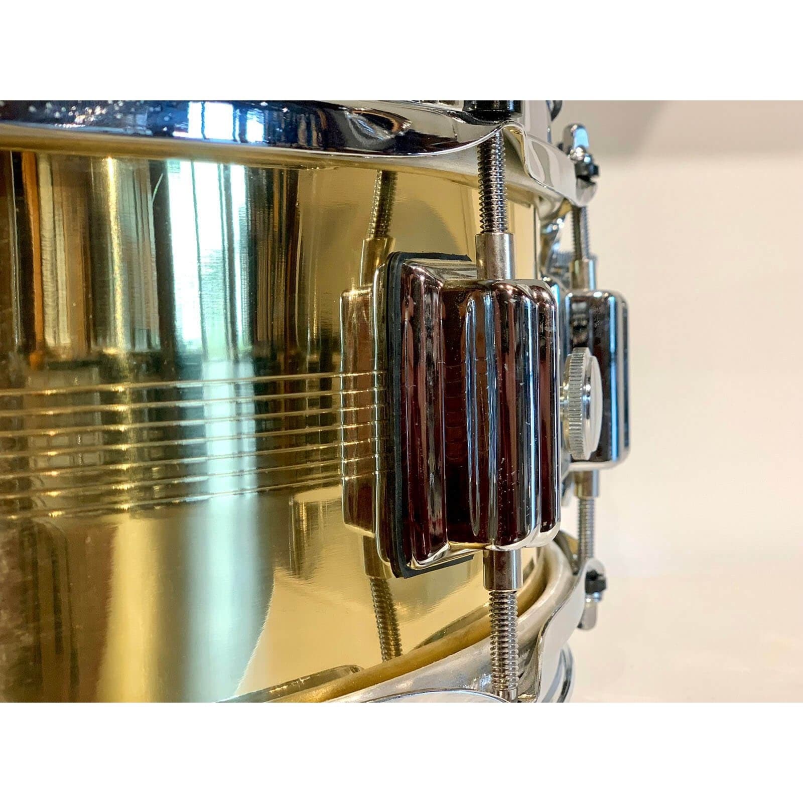 Rogers Dyna-sonic 7-Line Brass Snare Drum 14x5 B-STOCK