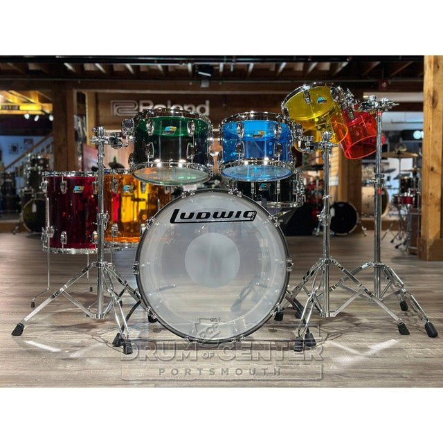 Ludwig Vistalite 50th Anniversary Jellybean Octet Drum Set