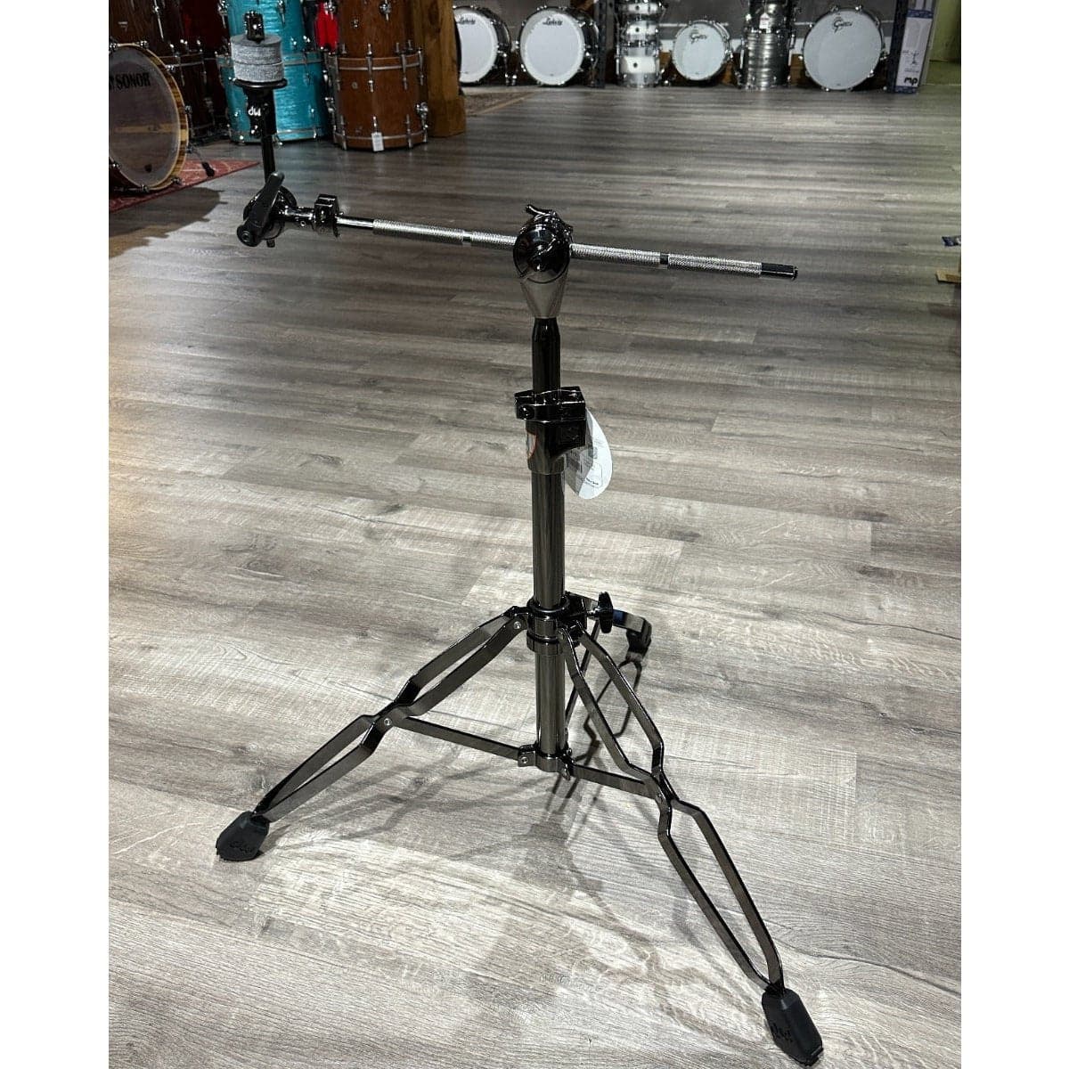DW DWCP9700BN 9000 Series Boom Cymbal Stand with Recessible Boom, Black Nickel
