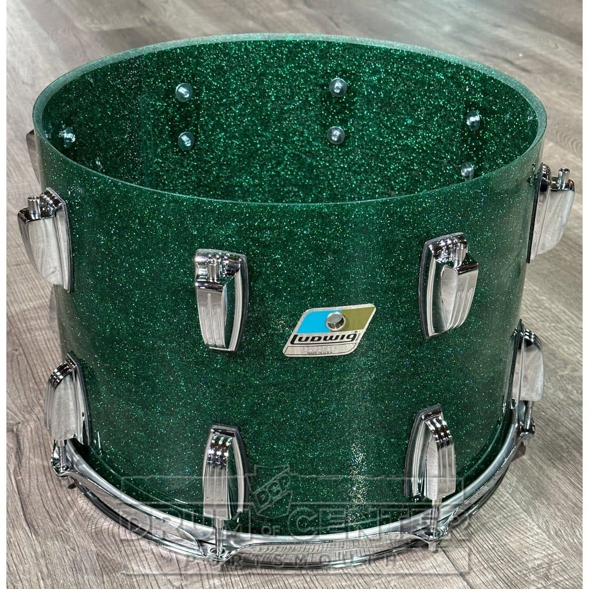 Ludwig Vistalite 4pc Drum Set Green Sparkle - DCP Exclusive! | Drum ...