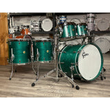Gretsch USA Custom 5pc Drum Set Satin Caribbean Blue