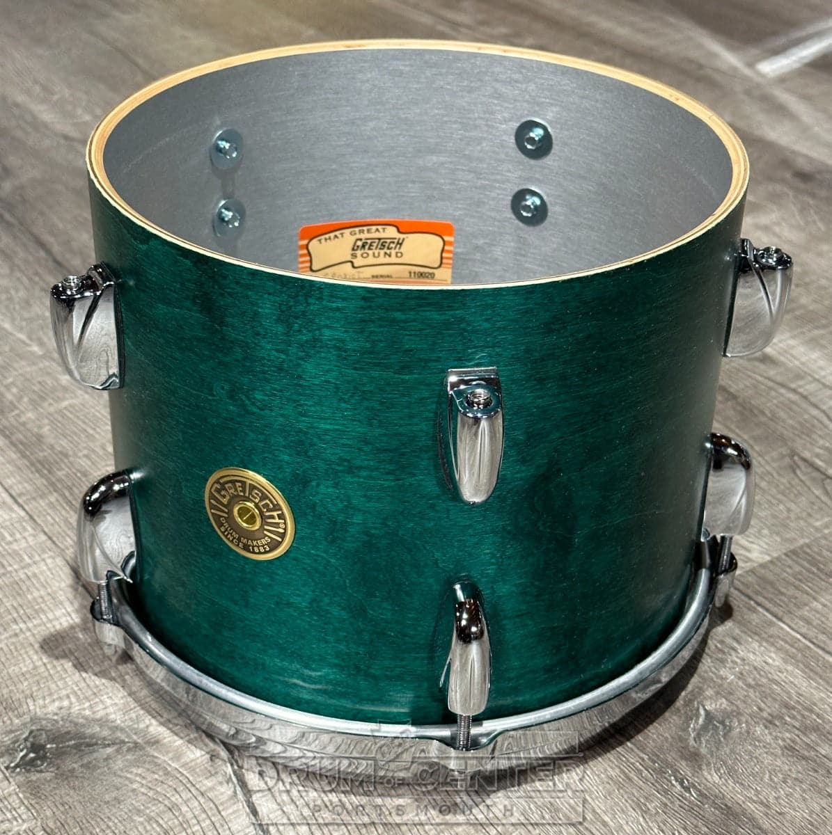 Gretsch USA Custom 5pc Drum Set Satin Caribbean Blue