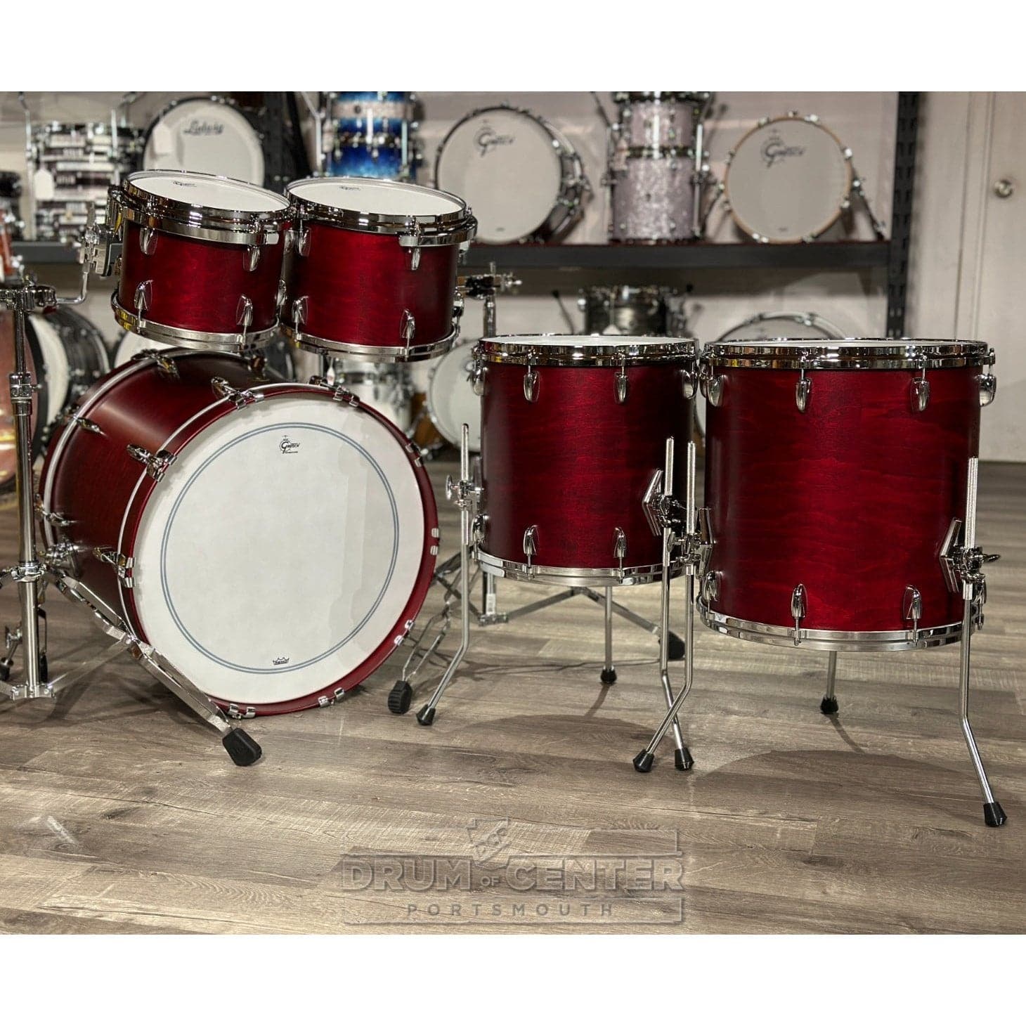 Gretsch USA Custom 5pc Drum Set Satin Rosewood