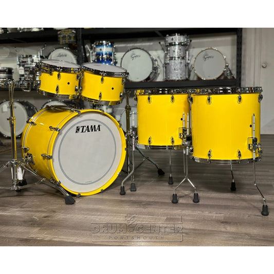 Tama Star Walnut 5pc Drum Set 22/10/12/14/16 Sunny Yellow