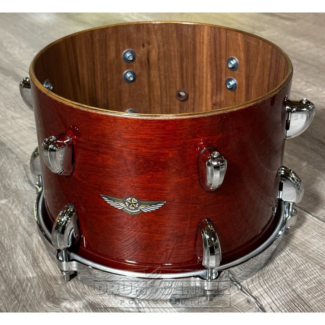 Tama Star Walnut 5pc Drum Set 22/10/12/14/16 Red Burgundy Walnut