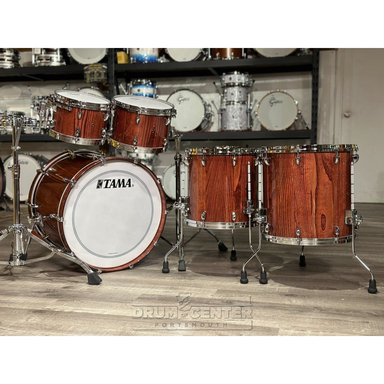 Tama Star Walnut 5pc Drum Set 22/10/12/14/16 Cinnamon Japanese Chestnut