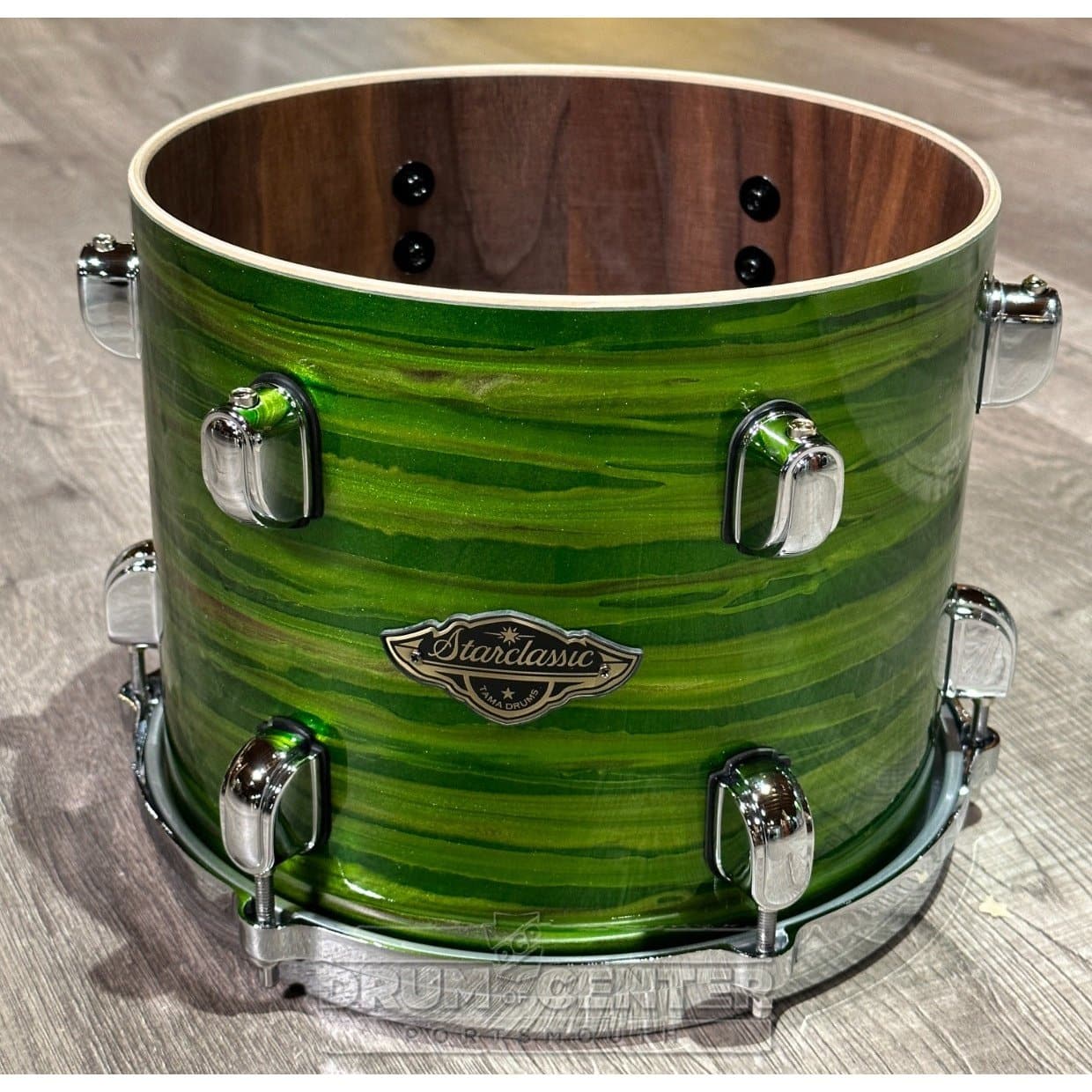 Tama Starclassic Walnut/Birch 5pc Drum Set With 22 Bass Drum - Lacquer Shamrock Oyster