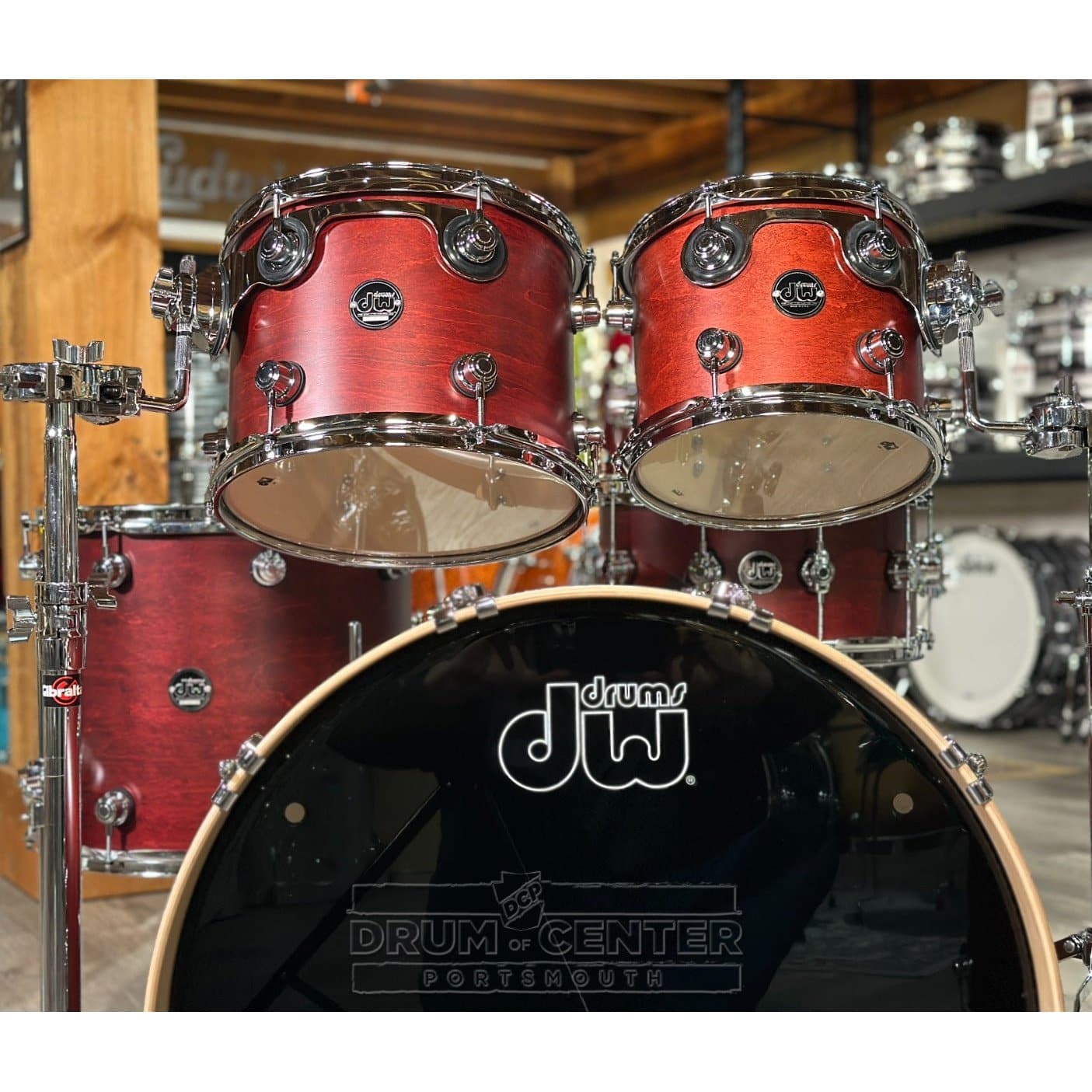 DW Performance 5pc Drum Set 22/10/12/14/16 Satin Tobacco