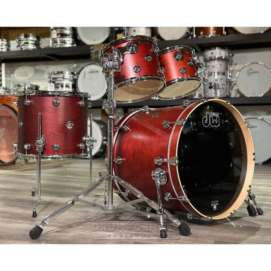 DW Performance 4pc Drum Set 22/10/12/16 Satin Tobacco